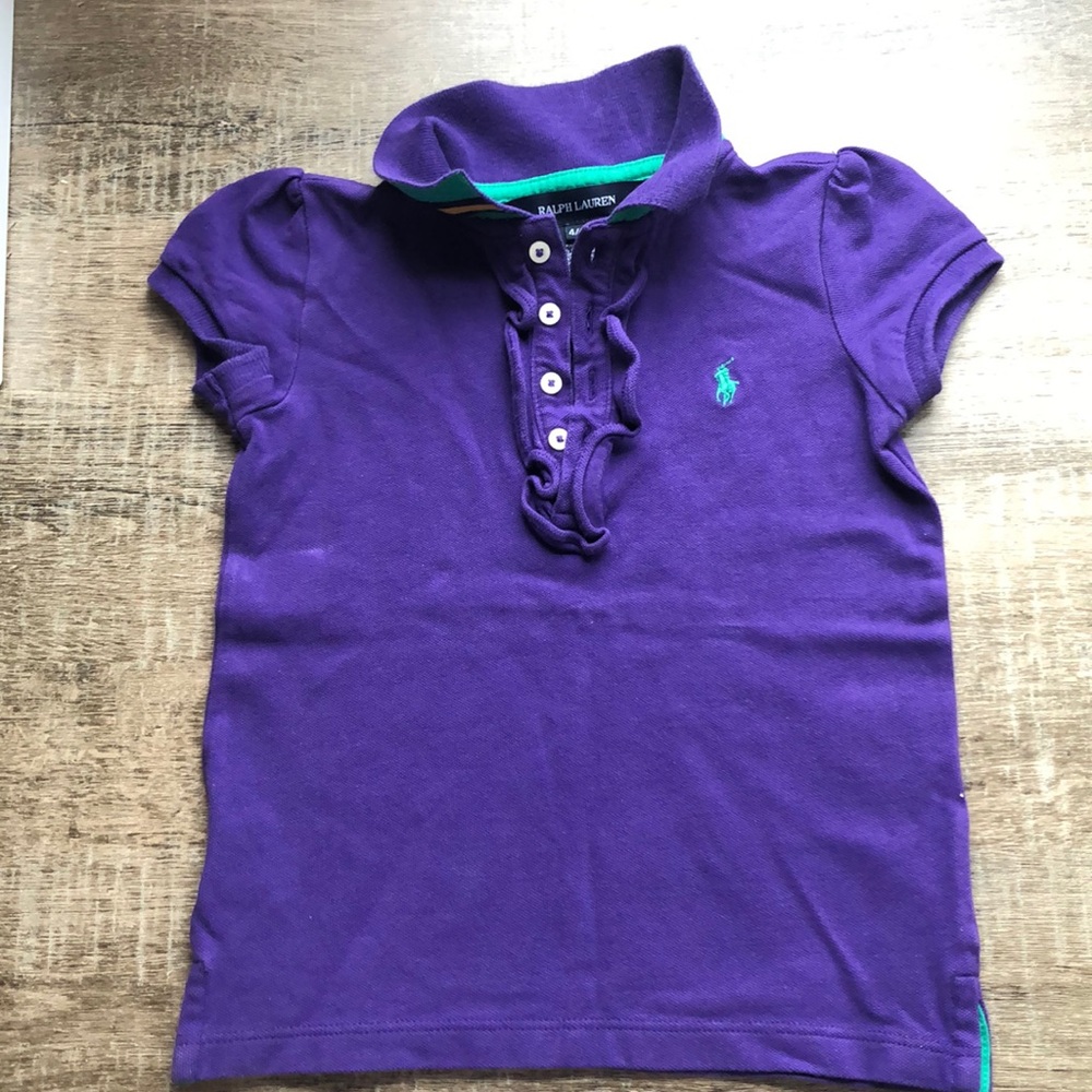 Ralph Lauren Purple toddler polo